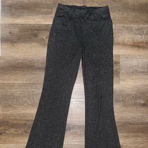 Dark gray wide leg leggings